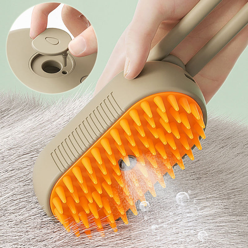 3-in-1 Electric Steam Pet Brush from Pawtastic store