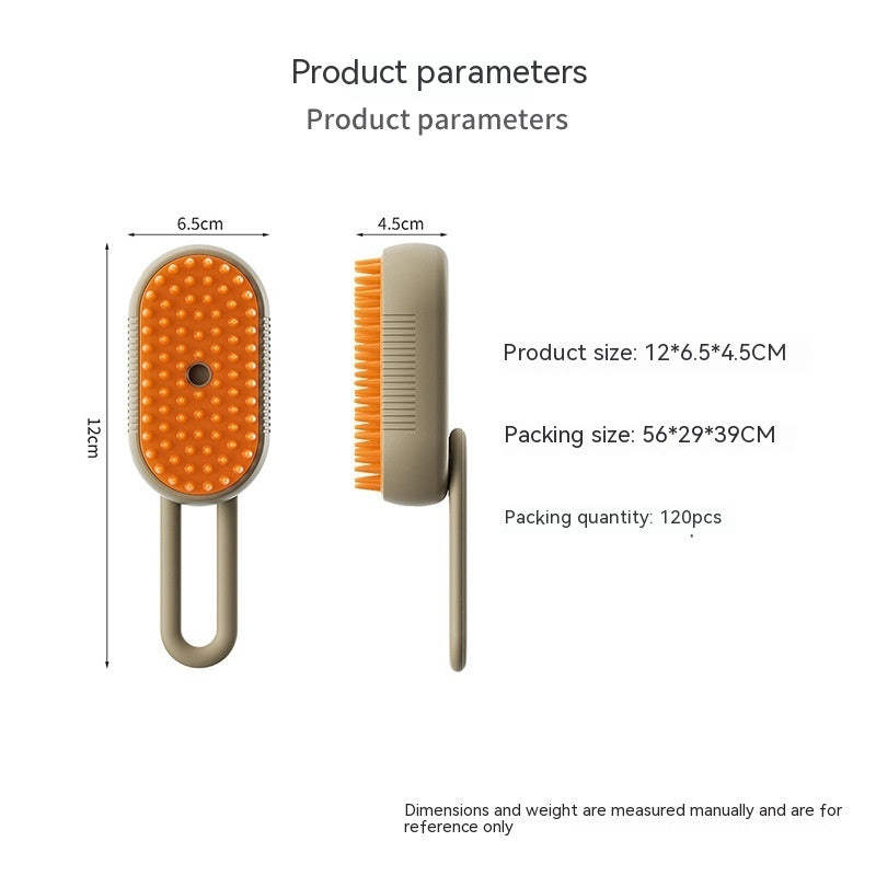3-in-1 Electric Steam Pet Brush from Pawtastic store