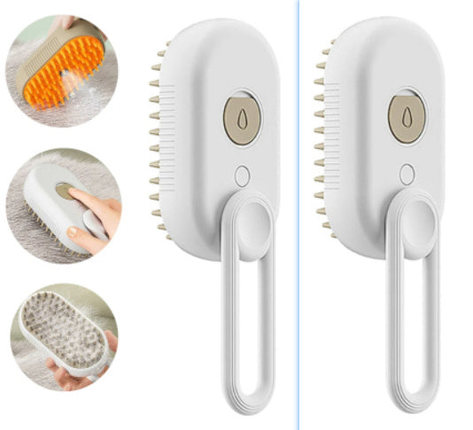 3-in-1 Electric Steam Pet Brush from Pawtastic store