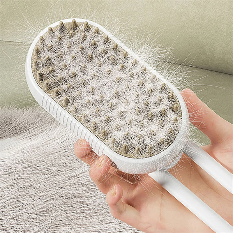 3-in-1 Electric Steam Pet Brush from Pawtastic store