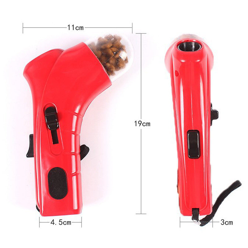 Food Catapult Feeder Funny Dog Toy from pawtastic store.treat launcher