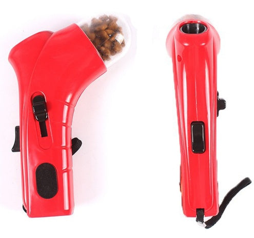 Food Catapult Feeder Funny Dog Toy from pawtastic store.treat launcher