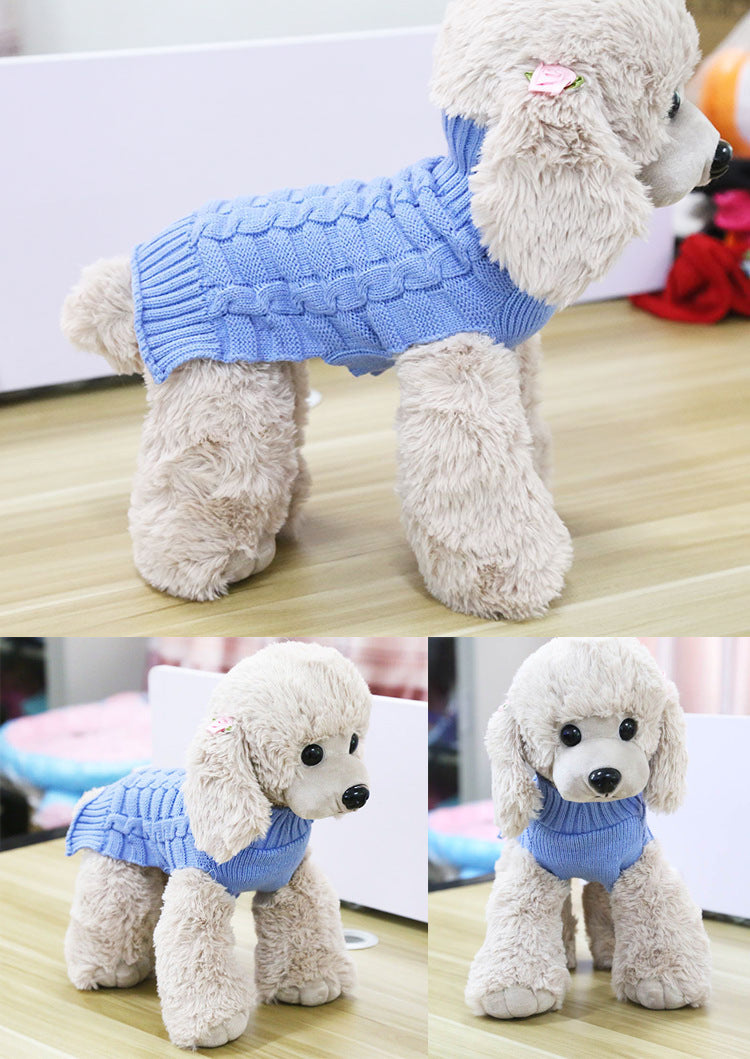 Cashmere Twisted Rope Pet Sweater pet products from pawtastic store