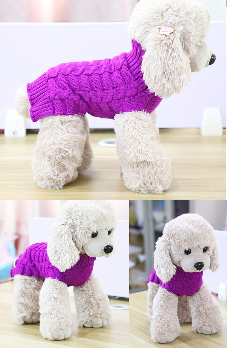 Cashmere Twisted Rope Pet Sweater pet products from pawtastic store