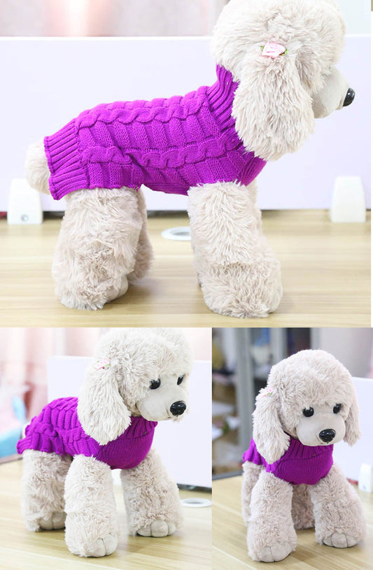 Cashmere Twisted Rope Pet Sweater pet products from pawtastic store