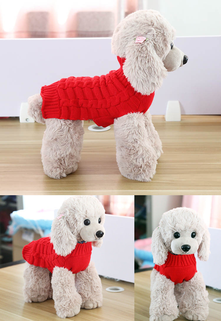 Cashmere Twisted Rope Pet Sweater pet products from pawtastic store