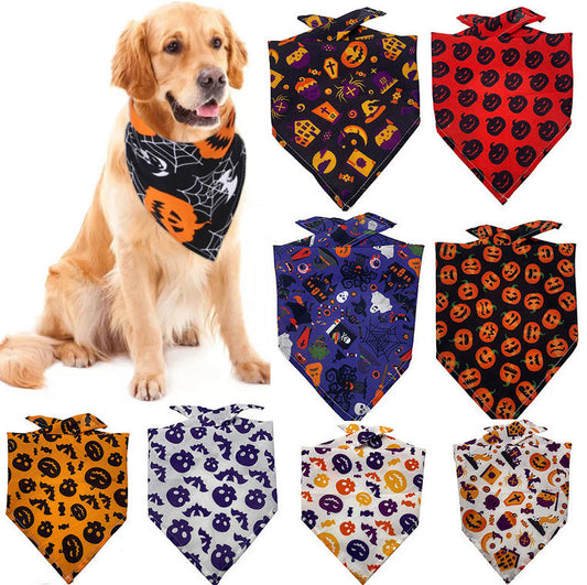 Pet Scarf Pet Triangle tie-dye pet scarf from pawtastic store