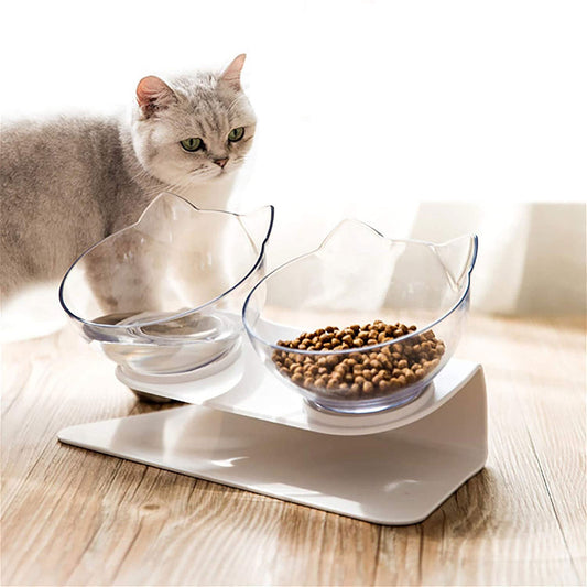 Non Slip Double Cat Bowl from pawtastic store