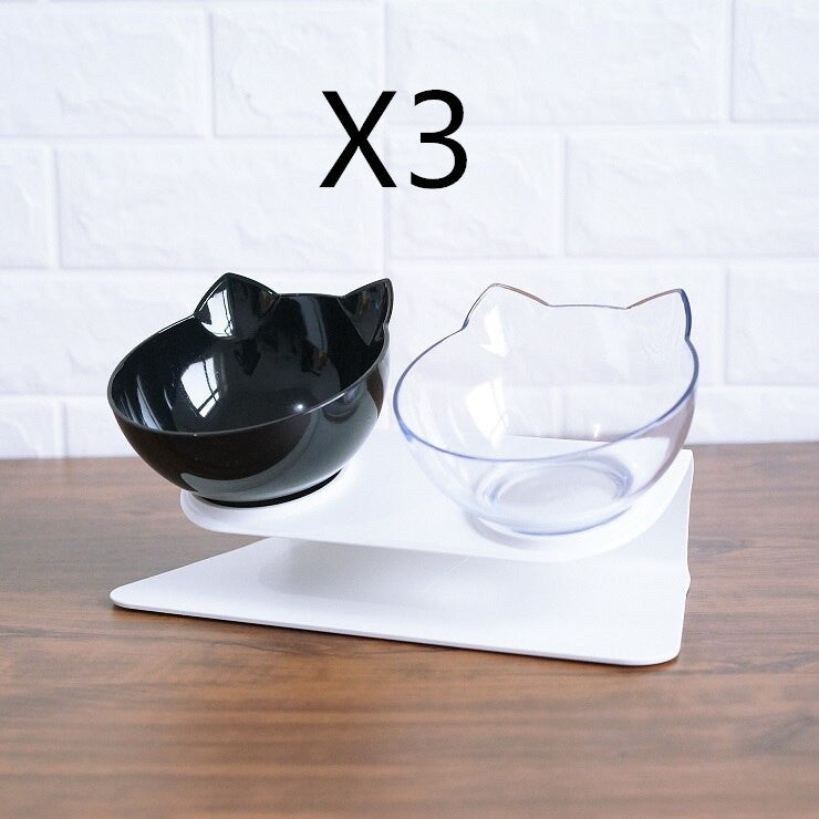 Non Slip Double Cat Bowl from pawtastic store