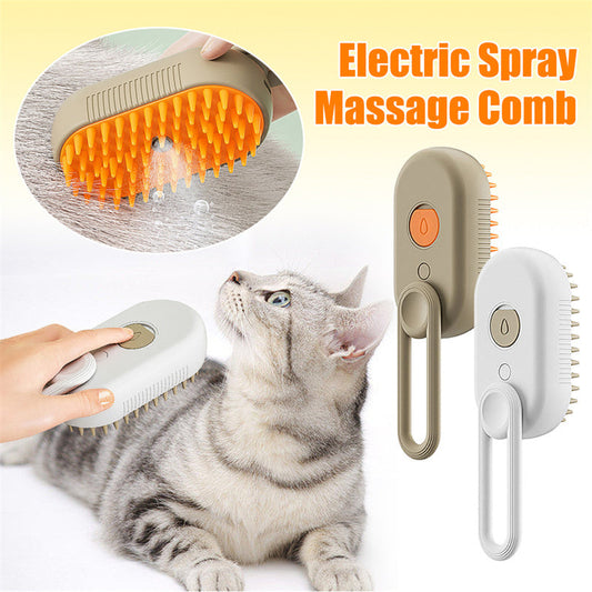 3-in-1 Electric Steam Pet Brush from Pawtastic store