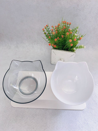 Non Slip Double Cat Bowl from pawtastic store