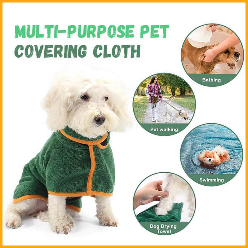 Absorbent Pet Bathrobe
