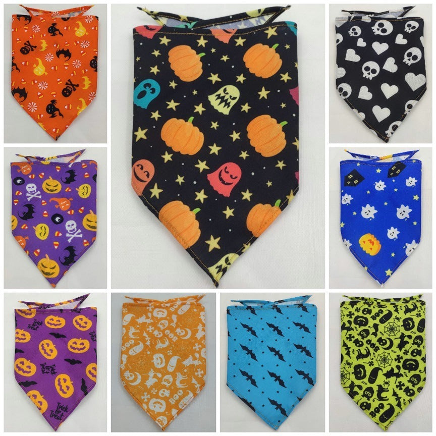 Pet Scarf Pet Triangle tie-dye pet scarf from pawtastic store