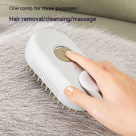 3-in-1 Electric Steam Pet Brush from Pawtastic store