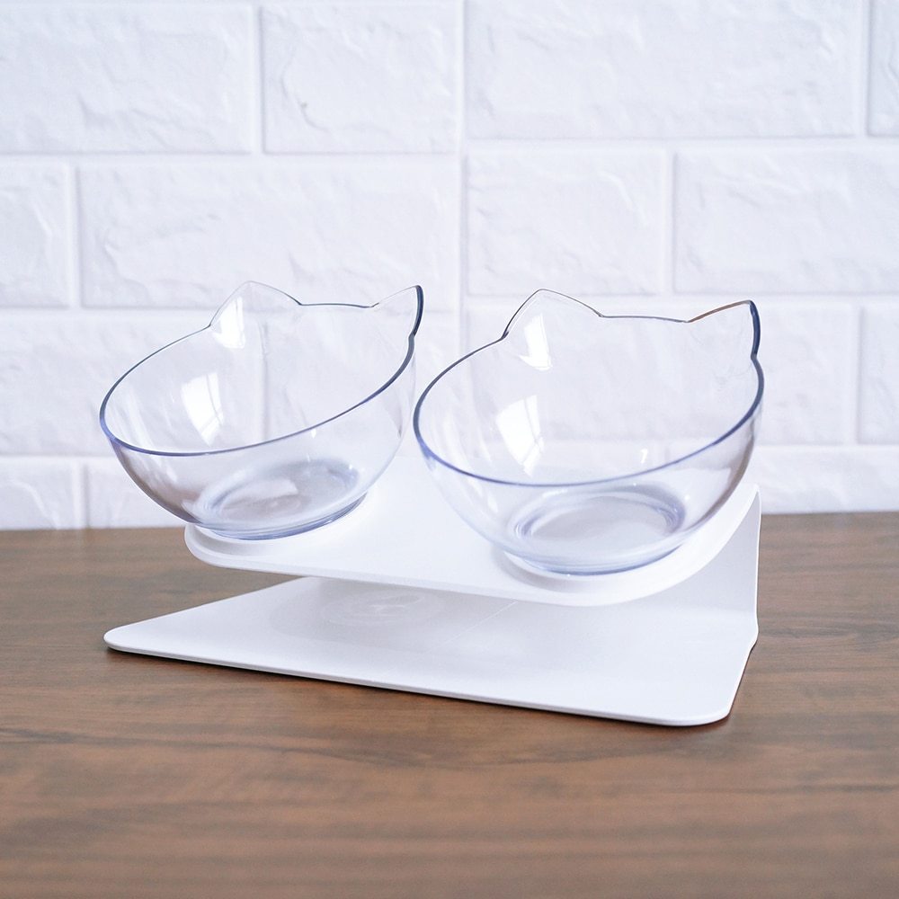 Non Slip Double Cat Bowl from pawtastic store