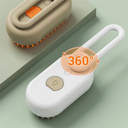 3-in-1 Electric Steam Pet Brush from Pawtastic store
